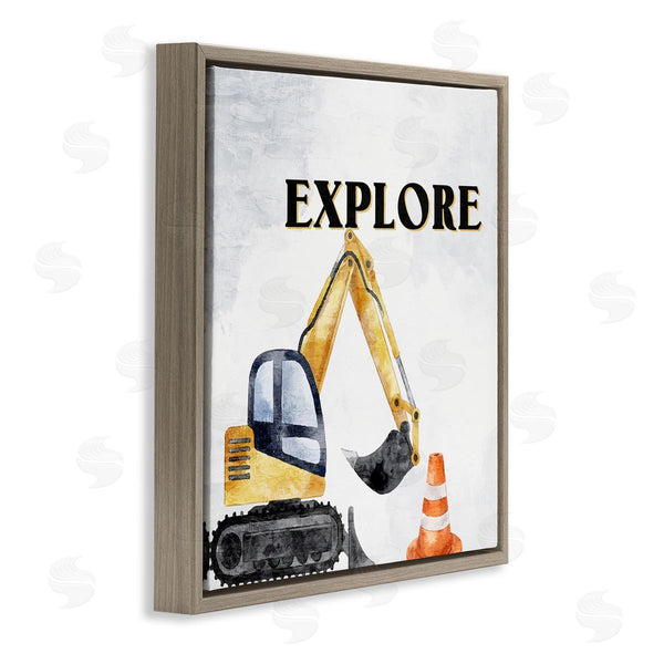 Stupell Industries Kim Allen | Explore Construction Vehicle