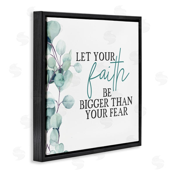 Stupell Industries Kim Allen | Faith Bigger Than Fear Green