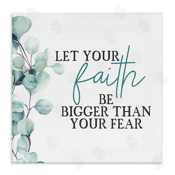 stupell industries Kim Allen | Faith Bigger Than Fear Green