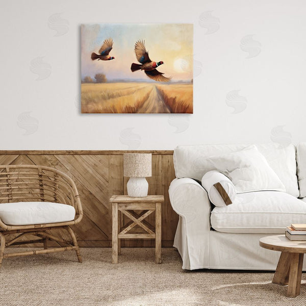 Stupell Industries Kim Allen | Fall Flight Pheasants Wall Art