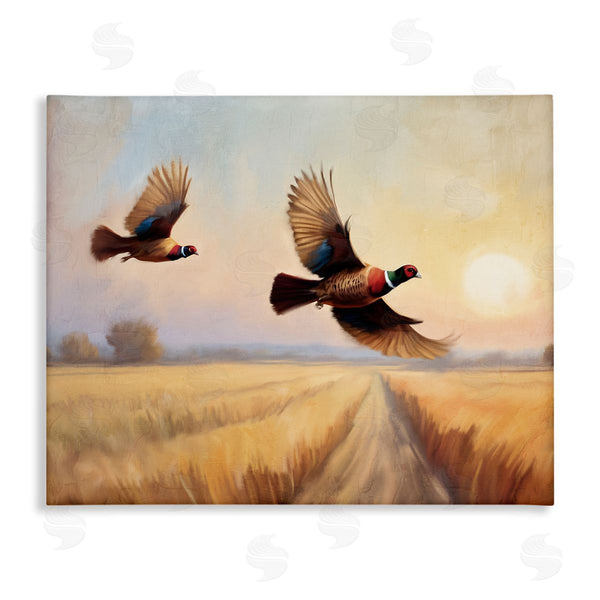 stupell industries Kim Allen | Fall Flight Pheasants Wall Art