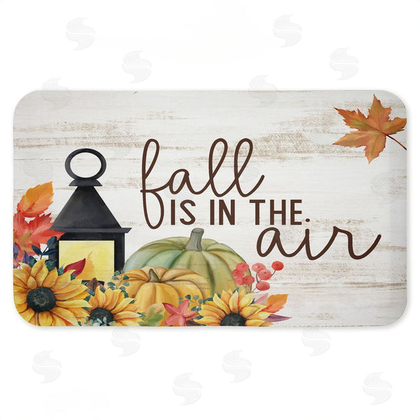 stupell industries Kim Allen | Fall Is In The Air Lantern Anti-Fatigue Mat