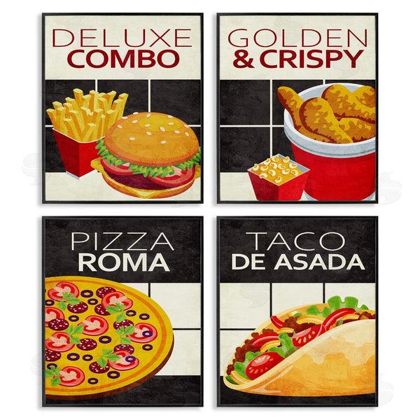 Stupell Industries Kim Allen | Fast Food American Cuisine Wall Art