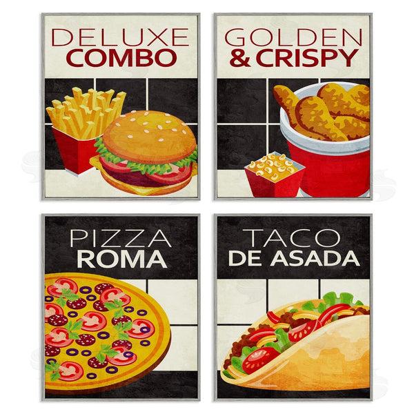 Stupell Industries Kim Allen | Fast Food American Cuisine Wall Art