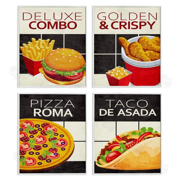 Stupell Industries Kim Allen | Fast Food American Cuisine Wall Art