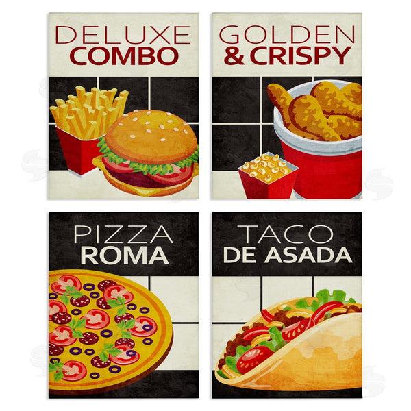 stupell industries Kim Allen | Fast Food American Cuisine Wall Art