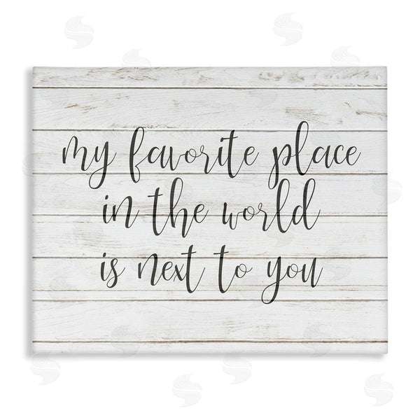 stupell industries Kim Allen | Favorite Place is Next To You Wall Art