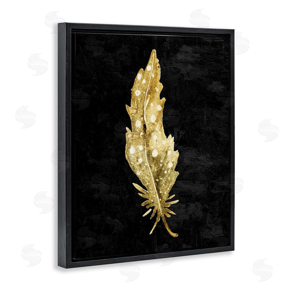 Stupell Industries Kim Allen | Feather On Black Wall Art