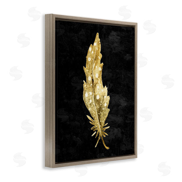 Stupell Industries Kim Allen | Feather On Black Wall Art