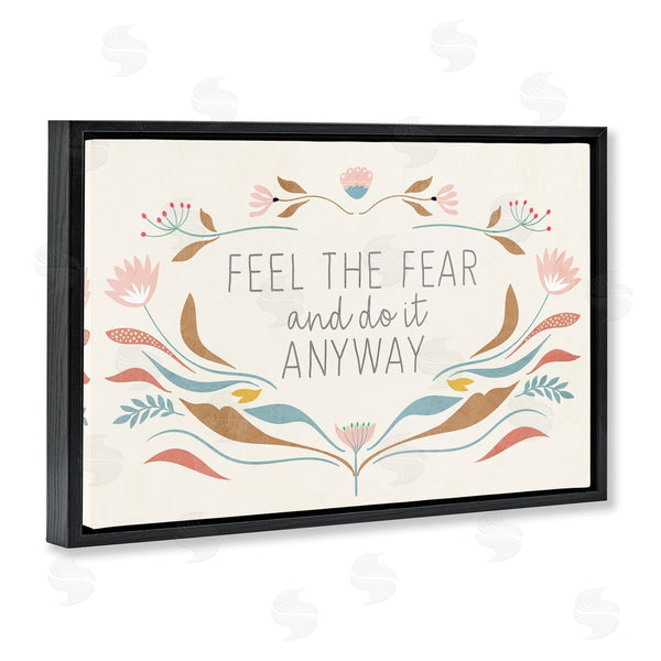 Stupell Industries Kim Allen | Feel The Fear Inspirational Wall Art