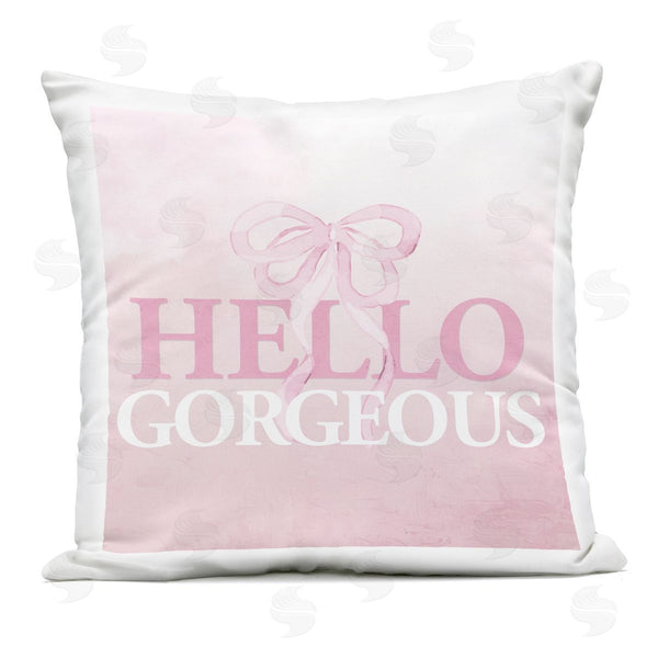 Stupell Industries Kim Allen | Feminine Hello Gorgeous Printed Throw Pillow