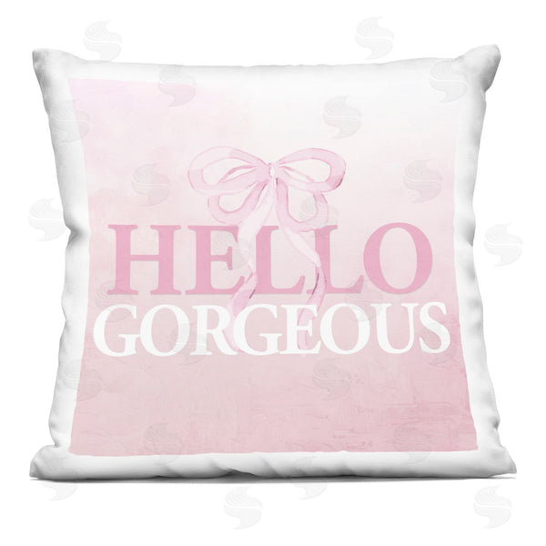 stupell industries Kim Allen | Feminine Hello Gorgeous Printed Throw Pillow