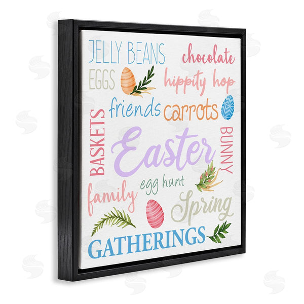 Stupell Industries Kim Allen | Festive Easter Activity Sign Patterned Eggs Motif Wall Art