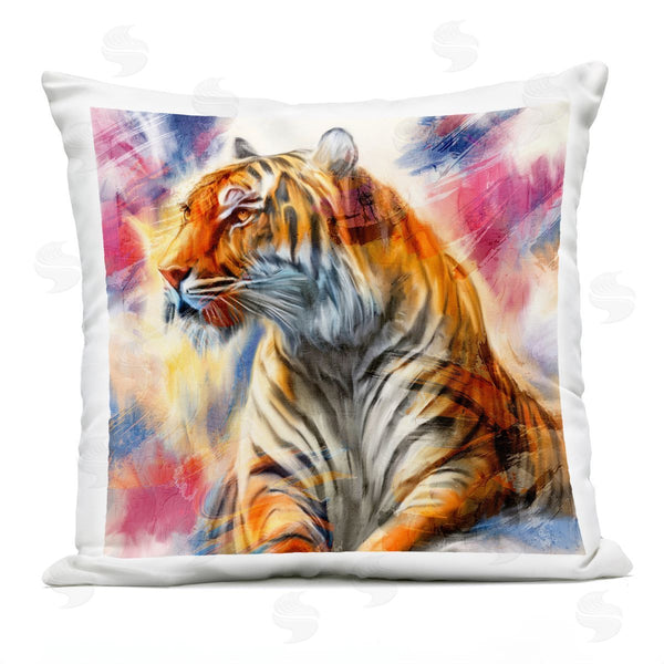 Stupell Industries Kim Allen | Fierce & Elegant Tiger Printed Throw Pillow
