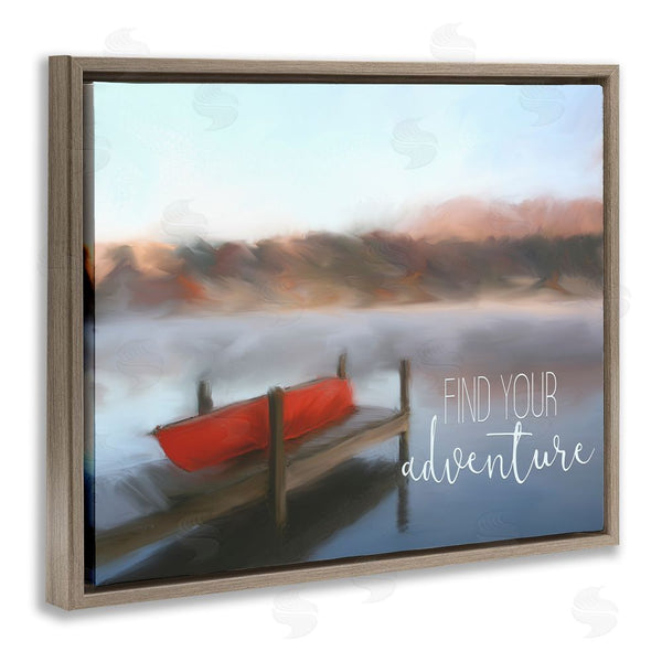 Stupell Industries Kim Allen | Find Your Adventure Dock Wall Art