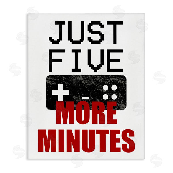 stupell industries Kim Allen | Five More Minutes Gamer Wall Art