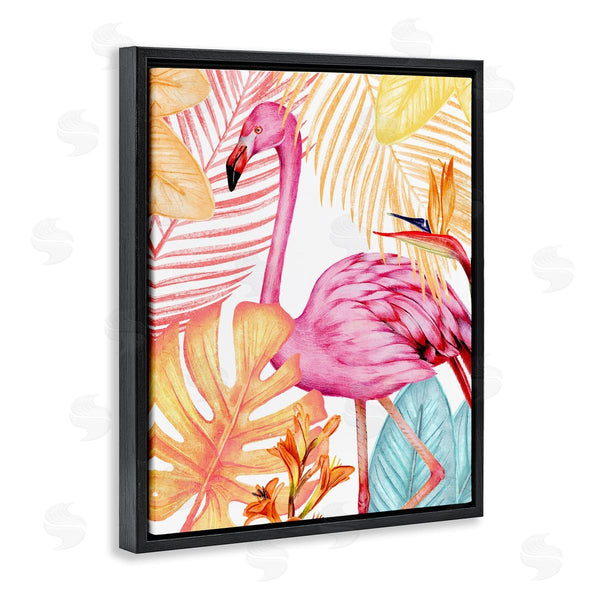Stupell Industries Kim Allen | Flamingo & Brightly Hued Plants
