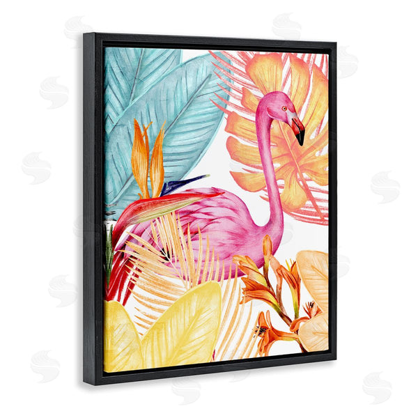 Stupell Industries Kim Allen | Flamingo & Tropical Flora