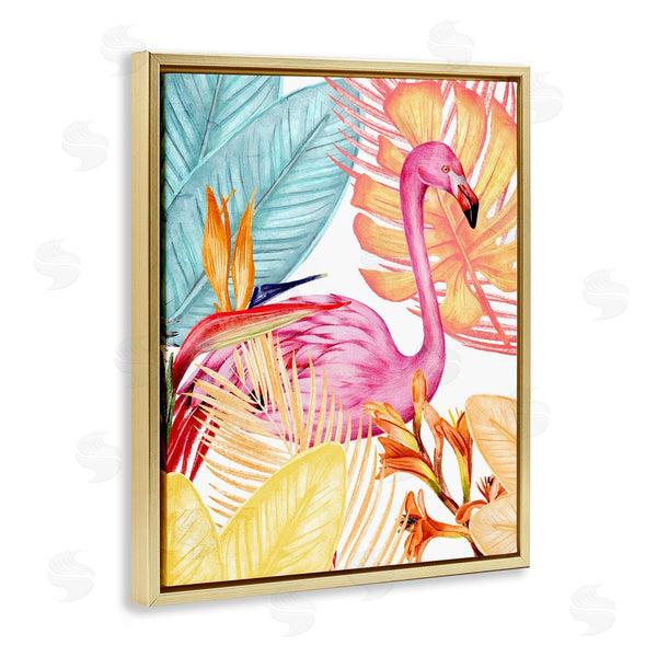 Stupell Industries Kim Allen | Flamingo & Tropical Flora