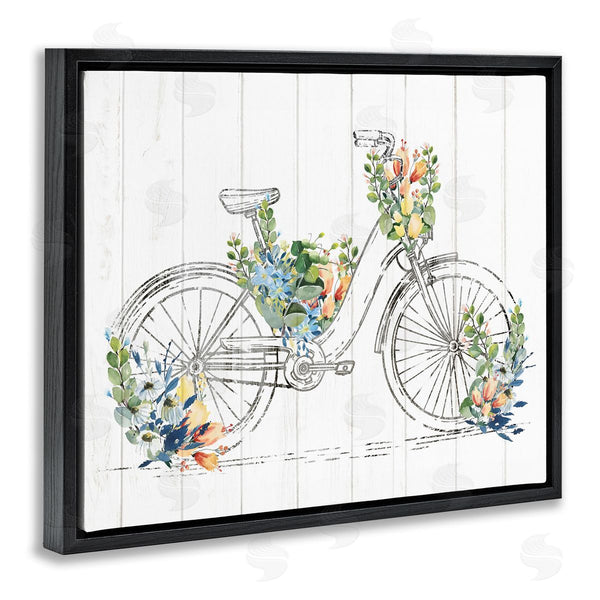 Stupell Industries Kim Allen | Floral Country Bicycle