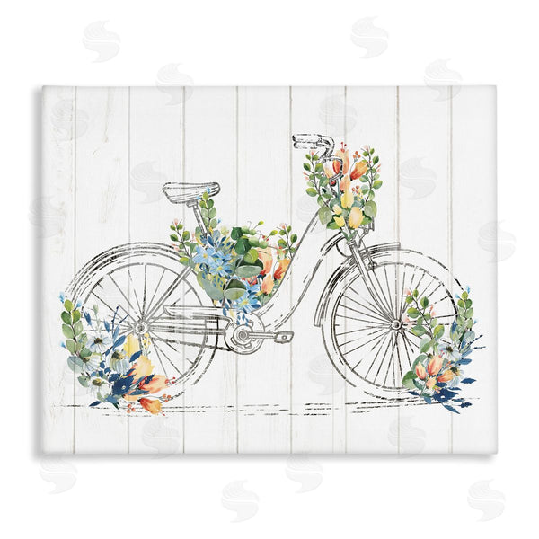 stupell industries Kim Allen | Floral Country Bicycle