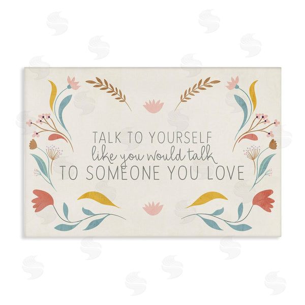 stupell industries Kim Allen | Floral Self Love Inspirational Wall Art