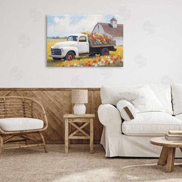 Stupell Industries Kim Allen | Floral Truck Delivery Wall Art
