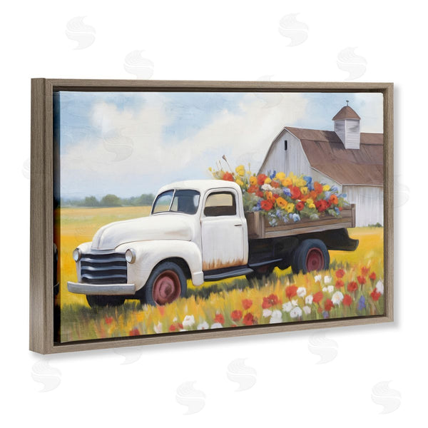 Stupell Industries Kim Allen | Floral Truck Delivery Wall Art