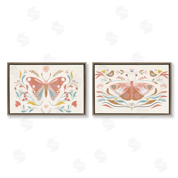 Stupell Industries Kim Allen | Folk Butterflies & Florals