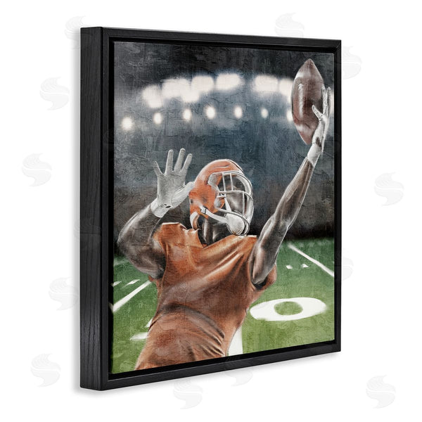 Stupell Industries Kim Allen | Football Catch In Action