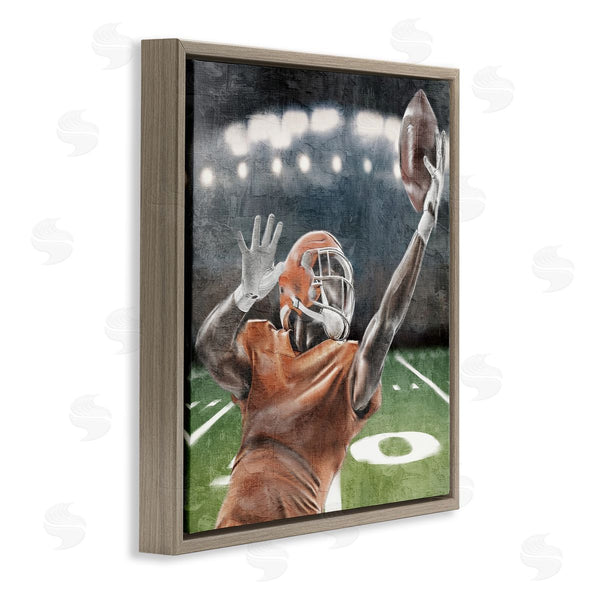 Stupell Industries Kim Allen | Football Catch In Action