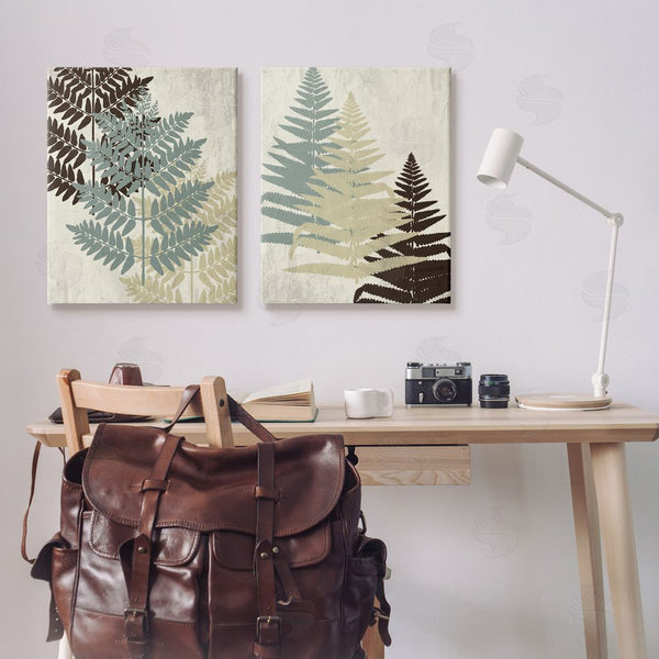 Stupell Industries Kim Allen | Forest Fern Branches Layered Plants Wall Art