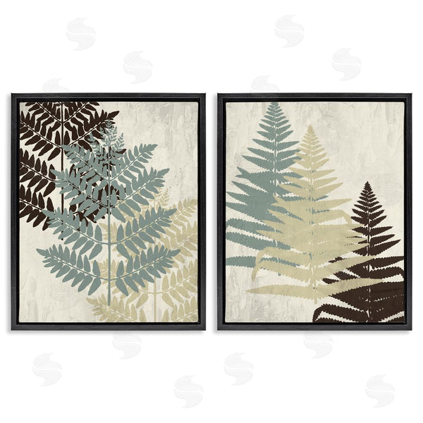 Stupell Industries Kim Allen | Forest Fern Branches Layered Plants Wall Art