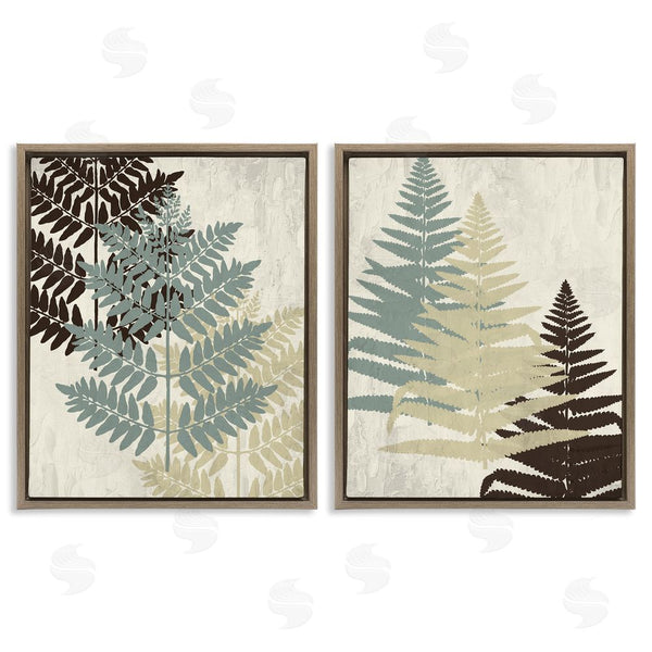 Stupell Industries Kim Allen | Forest Fern Branches Layered Plants Wall Art