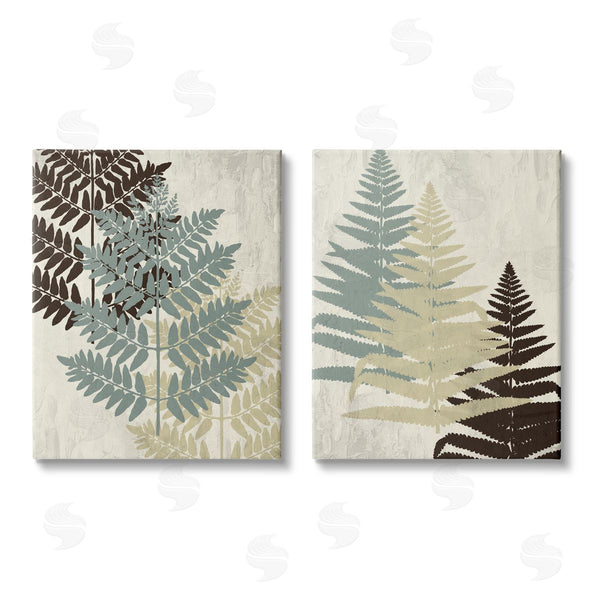 stupell industries Kim Allen | Forest Fern Branches Layered Plants Wall Art