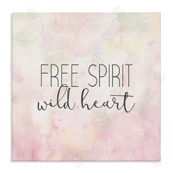 stupell industries Kim Allen | Free Spirit Wild Heart Inspirational Pastel Watercolor Wall Art