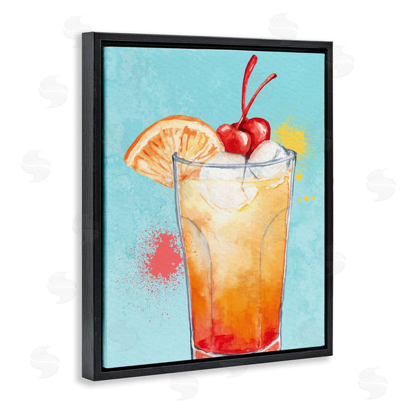 Stupell Industries Kim Allen | Fruity Cocktail On Blue