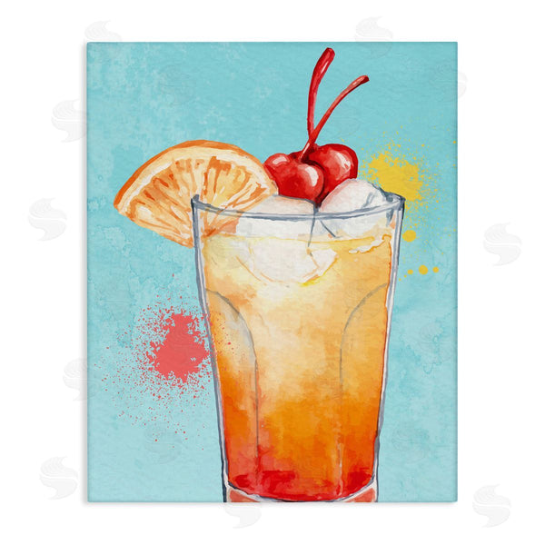 stupell industries Kim Allen | Fruity Cocktail on Blue
