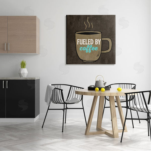 Stupell Industries Kim Allen | Fueled By Coffee Phrase Wall Art