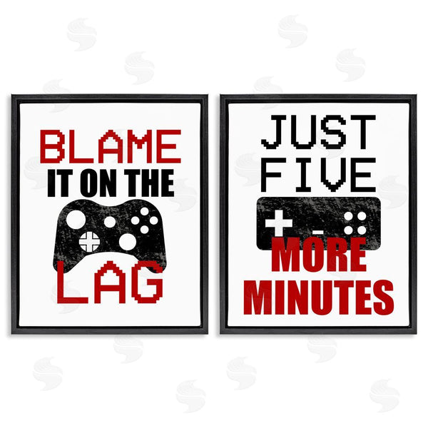 Stupell Industries Kim Allen | Funny Gamer Phrases Wall Art