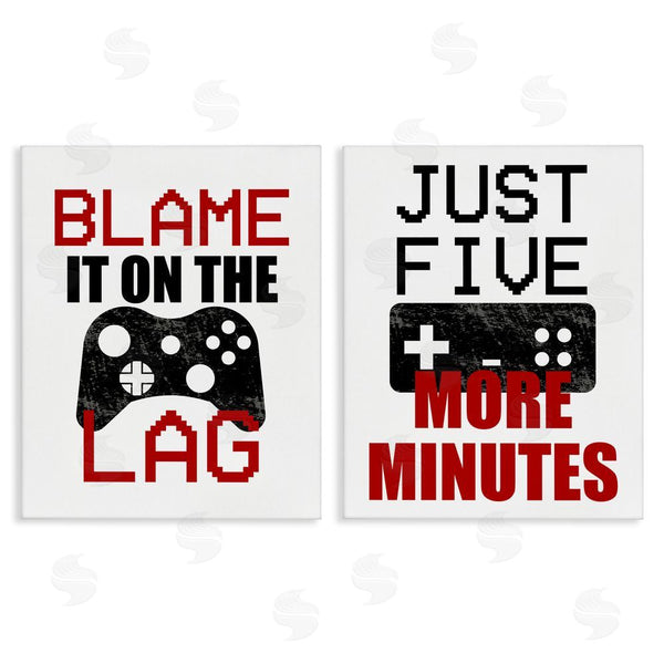 stupell industries Kim Allen | Funny Gamer Phrases Wall Art