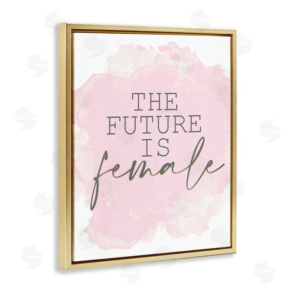 Stupell Industries Kim Allen | Future Is Female Abstract Pink