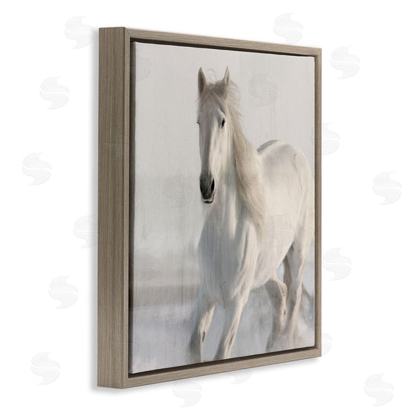 Stupell Industries Kim Allen | Galloping White Stallion