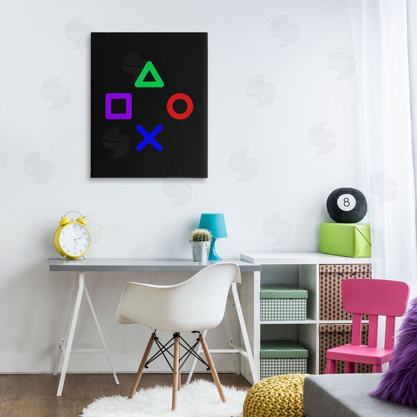Stupell Industries Kim Allen | Game Button Shapes Wall Art