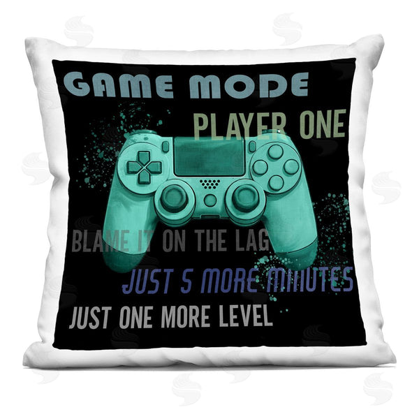 stupell industries Kim Allen | Game Mode Player One Controller Printed Throw Pillow
