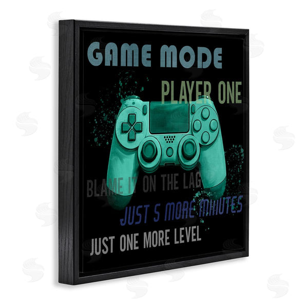 Stupell Industries Kim Allen | Game Mode Player One Controller Wall Art