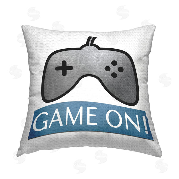 Stupell Industries Kim Allen | Game On Controller Printed Throw Pillow