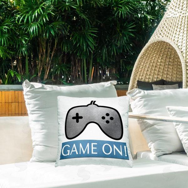 Stupell Industries Kim Allen | Game On Controller Printed Throw Pillow