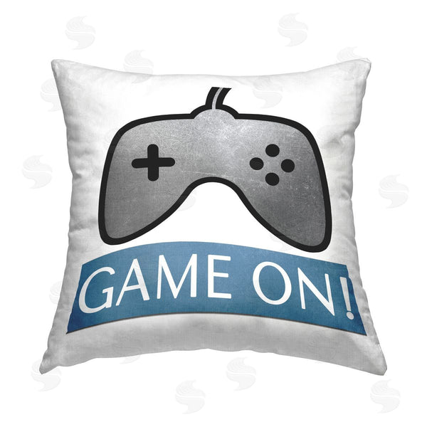 stupell industries Kim Allen | Game On Controller Printed Throw Pillow