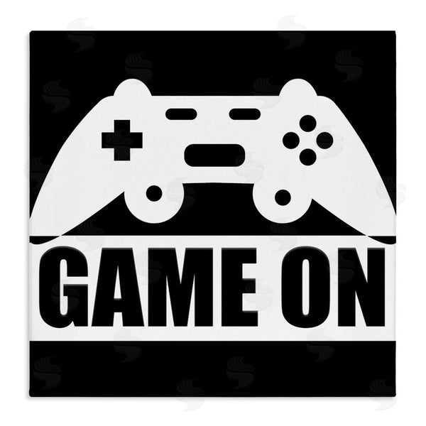 stupell industries Kim Allen | Game On Retro Black & White Wall Art